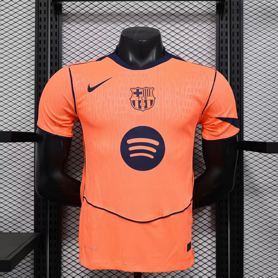 AAA Quality Barcelona 25/26 Third Orange Jersey(Player)